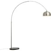 QAZQA Lampe d'arche moderne en acier réglable - Grande