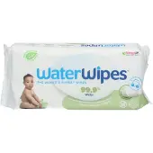 Water Wipes Lingettes Visage Biodégradable - 60 Pièces - Blanc