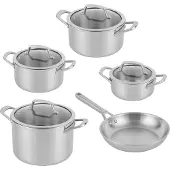 Ninja EverClad set de 5 pièces en acier inoxydable, marmites à soupe, poêle