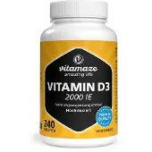 Vitamaze GmbH Vitamine D3 2.000 UI comprimés végétariens 240 comprimés