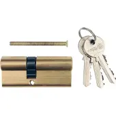 TOYA Insert de serrure 87 x 36 x 51 mm laiton 3 clés (Serrure à mortaise)