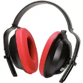 Ks Tools Casque Anti-bruit - Rouge et noir - 19 dB - 310.0130