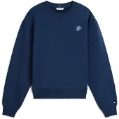Tommy Hilfiger Script Reg Terry Sweatshirt Bleu M Femme