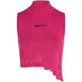 Karl lagerfeld JEANS Tops en tricot framboise / noir
