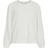 Vila Asta O-neck Top Long Sleeve T-shirt Blanc 2XL Femme