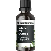 Natural Elements Vitamine D3 1000 UI en gouttes - 50 ml_pour 12 mois