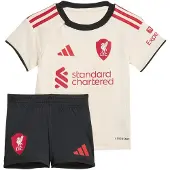 Adidas Liverpool Fc 25/26 Away Kit Bébé - Jerseys/Réplicas, Blanc - Taille 63 - 68 CM - Poly Mesh