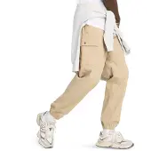 New Balance Twill Cargo Jogger Homme - Pantalons, Gris - Taille M - Jersey de coton
