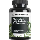 Natural Elements Gélules de chardon-Marie à l'artichaut et au pissenlit - 120 gélules (pour 4 mois)