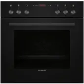 Siemens EQ110KAVB Kit de cuisson encastrable 60 cm Chauffage rapide, chaleur tournante 3D Zone de cuisson double circuit 21 cm, zone de rôtissage commutable