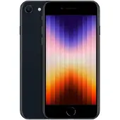 Apple iPhone SE (3rd Gen) (64 Go, Minuit, 4.70", SIM + eSIM, 5G), Téléphone portable, Noir