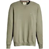 Levi's pour homme. A7207-0004 Pull vert léger Housemark (S), Casuel, Coton