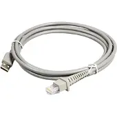 Datalogic CAB-413 - USB-Kabel, Typ A, gerade, doppelt abgeschirmt, 2m für QuickScan, Gryphon, Cobalto, Heron HD3100 und TD1100