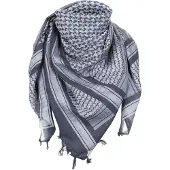 MFH Unisexe, Écharpe, Foulard, Multicolore, Blanc