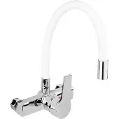 TRIZERATOP Robinet de cuisine, mural flexible, blanc