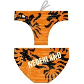 Turbo Nederland Italy 2014 Swimming Brief Orange,Noir 4XL Homme