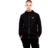 Emporio Armani pour homme. 8NPM33_PJVRZ Sweatshirt Regular Train noir (XXS), Casuel, Coton