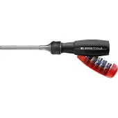PB Swiss Tools Poignée à cliquet « Insider 3 », avec embouts 1/4 pouce, aimant, 100 mm