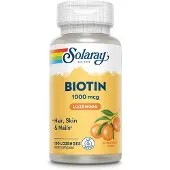 Solaray Biotin 1000mcgr Orange 100 Units Blanc