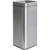 MAUL Poubelle MAULprime 30 l en acier inoxydable 25,1 x 25,1 x 60,4 cm argent
