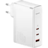 Baseus Gan5 Pro 2Xusb-C + Chargeur Usb, 140W (Blanc)