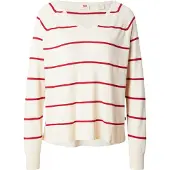 Levi's Pull-over 'Petal' rouge / blanc cassé