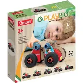 Quercetti Véhicule En Bois Playbio 32 Pièces