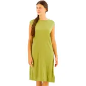 Icebreaker Merino 200 Granary Sleeveless Dress Vert S Femme