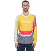 Cube Vertex Long Sleeve Enduro Jersey Jaune XS Homme