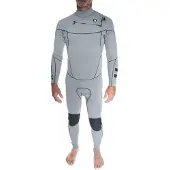 Hurley Phantom 2/2 Mm Long Sleeve Chest Zip Neoprene Suit Gris XS Homme