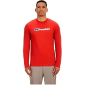 Berghaus Big Logo Long Sleeve T-shirt Rouge L Homme