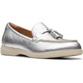 Clarks Shoes Narini Edge Loafers Argenté EU 41 Femme