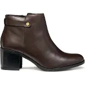 Geox New Asheel Heel Booties Marron EU 39 Femme