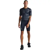 2XU Core Short Sleeve Trisuit Noir XS Homme