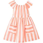 Zippy 3107146001 Sleeveless Dress Orange 12-18 Months Fille