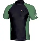 Abysstar Malibu Short Sleeve Rash Guard Noir S Homme