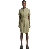 G-Star Belted Short Sleeve Dress Vert 2XS Femme