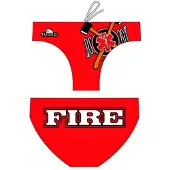 Turbo Fire Swimming Brief Rouge L Homme