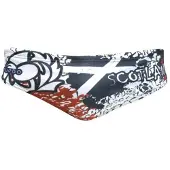 Turbo Scotland Swimming Brief Blanc 3XL Homme