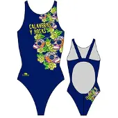 Turbo Calaveras-rosas Swimsuit Bleu XL Femme