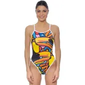 Turbo Tucan Swimsuit Multicolore M Femme