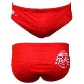 Turbo Plain Swimming Brief Rouge M Homme