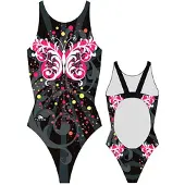 Turbo Butterfly Stars Pro Resist Swimsuit Noir 2XL Femme