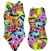 Turbo Grafitti Swimsuit Multicolore 2XL Femme