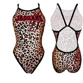 Turbo Leo Print Revolution Swimsuit Marron 9-10 Years Fille