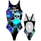Turbo Skulls Triathlon Swimsuit Noir 4XL Femme
