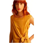 & Me Luana Sleeveless Long Dress Marron 40 Femme