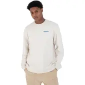 Hurley Graphic Slub Sweatshirt Blanc M Homme