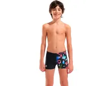 Arena Graffiti Swimming Shorts Noir 14-15 Years Garçon