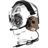 EARMOR M32 Plus Tactical Hearing Protection Headset Argenté